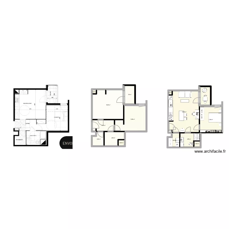 ENVOL. Plan de 15 et 101 m² ENVOL. Plan de 15 et 101 m²