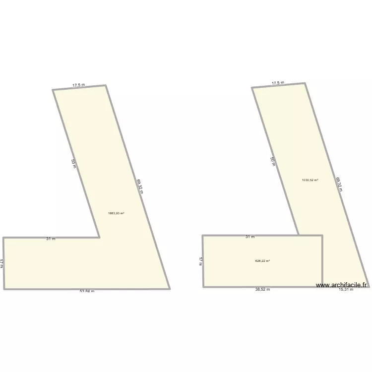 Promotion. Plan de 3 pièces et 3321 m²