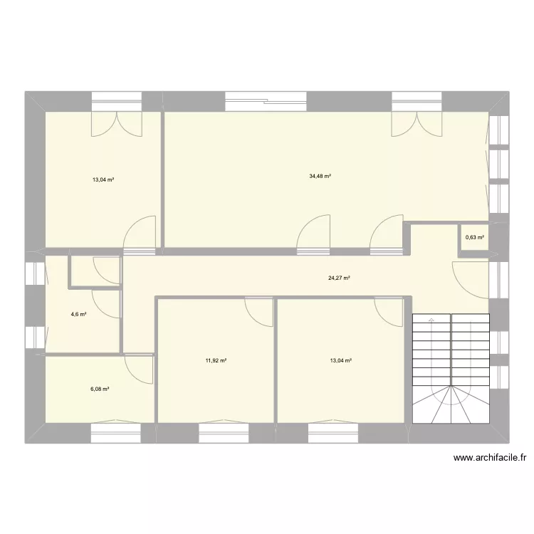 masse maison. Plan de 