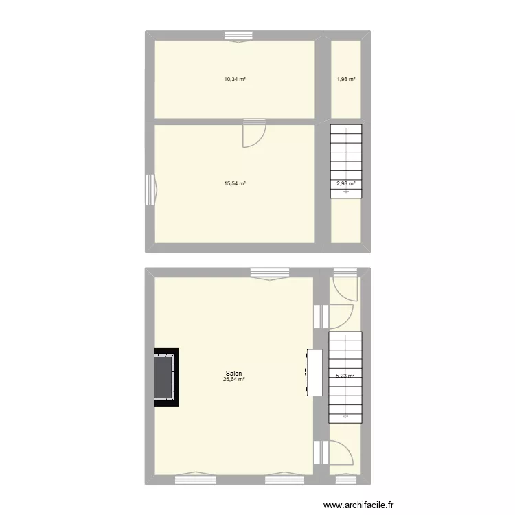 14agon. Plan de 6 et 62 m² 14agon. Plan de 6 et 62 m²