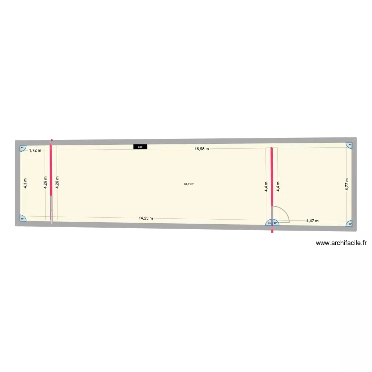COCO. Plan de 1 et 85 m² COCO. Plan de 1 et 85 m²
