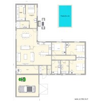 Maison en T plain pied SN