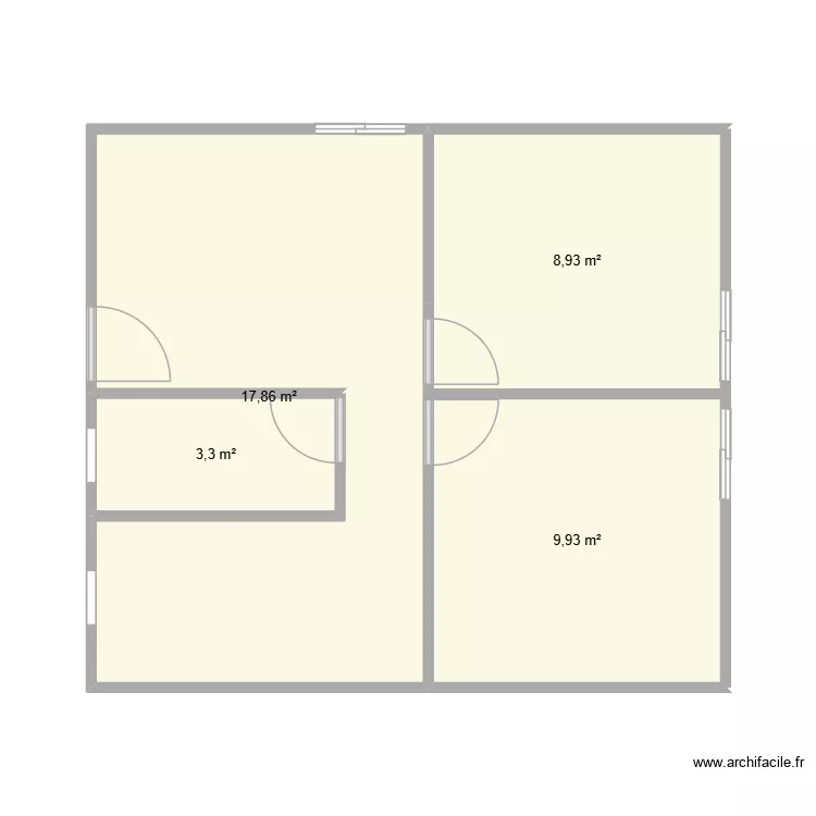 525. Plan de 4 Pièces et 40 m² 525. Plan de 4 Pièces et 40 m²