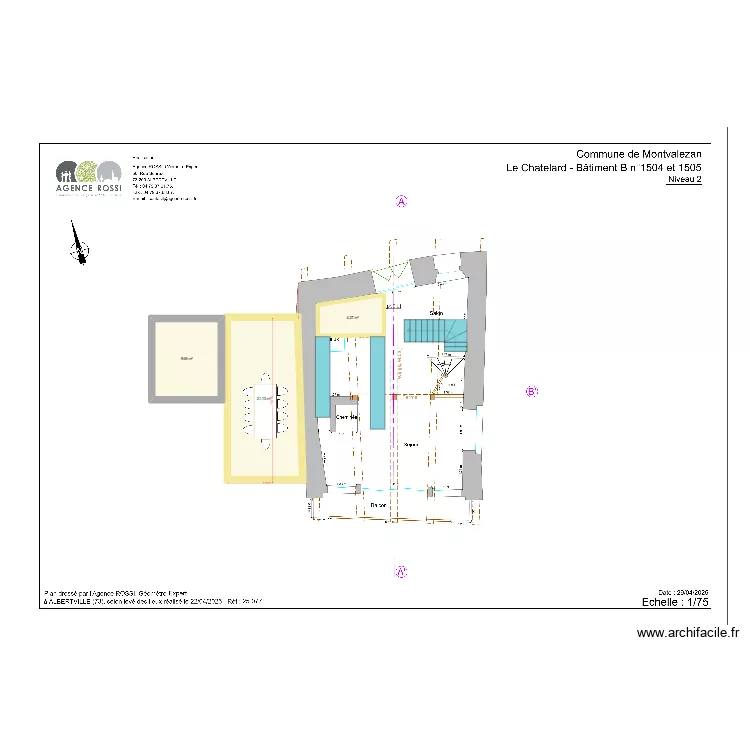 salon geometre le chatelard. Plan de 