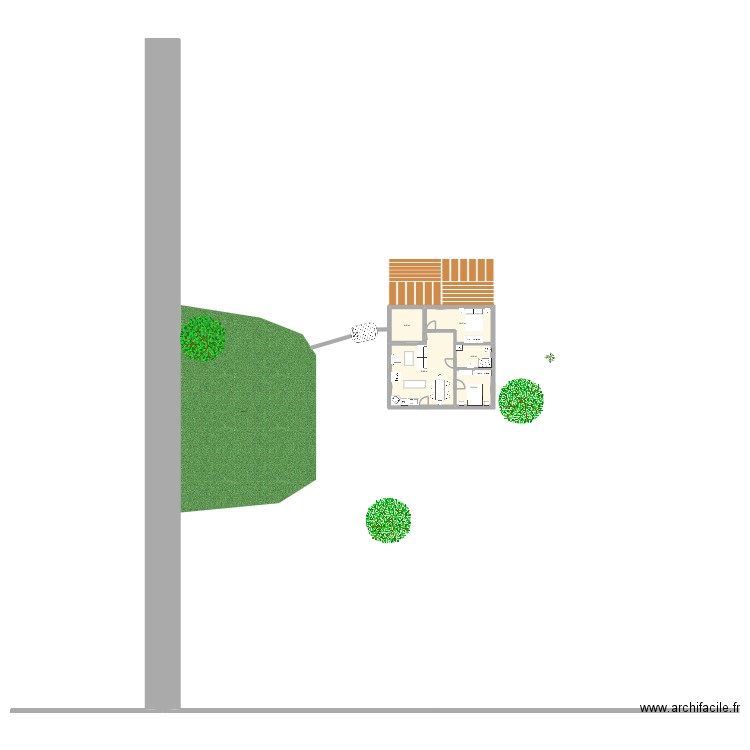 Sapiniere 2. Plan de 5 pièces et 73 m2