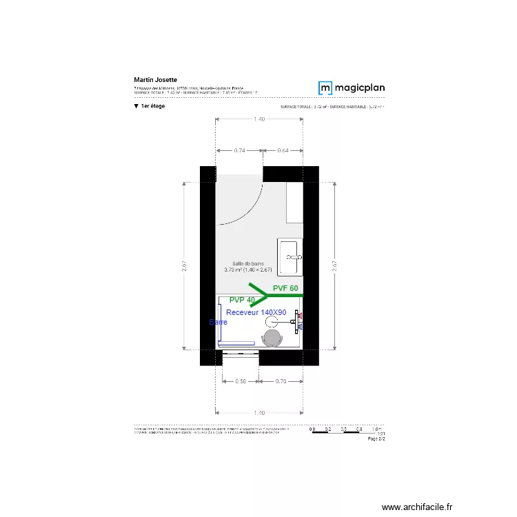 Plan Projet  Martin Lucette. Plan de 
