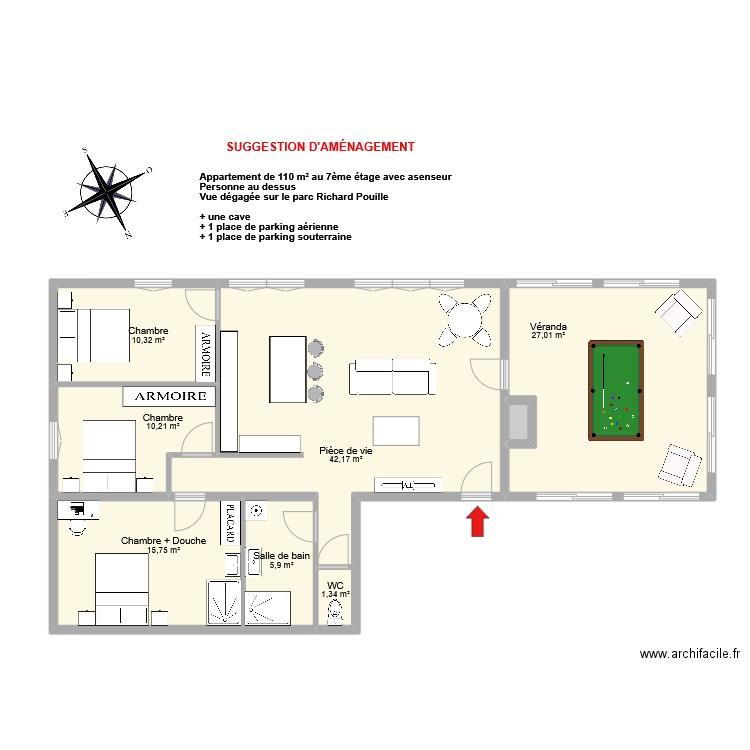 HABLOT 3 ch1. Plan de 18 pièces et 344 m2