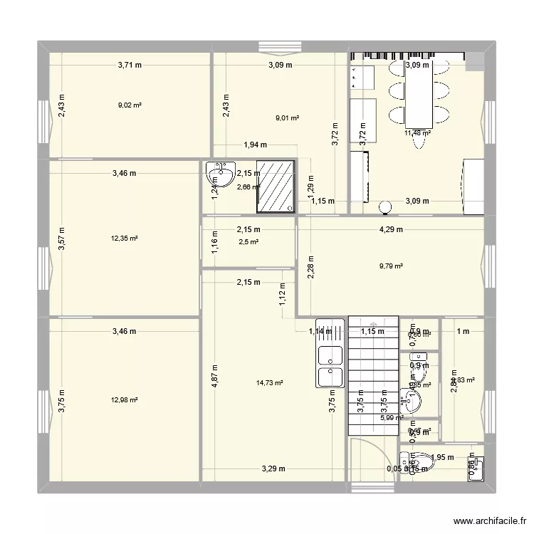 Plan La Bressarelle. Plan de 