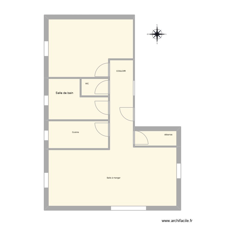 appartement f2 noah gentil. Plan de 0 pièce et 0 m2