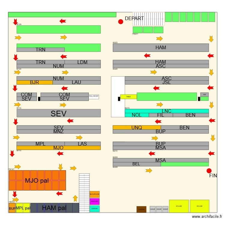 mezza 18/11/2024. Plan de 1 pièce et 656 m2