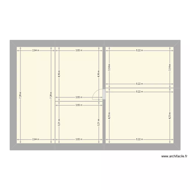 Muriel F Plan de d&eacute;part. Plan de 