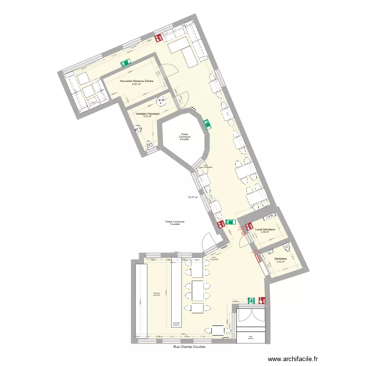 Le Kroque St Nic Travaux Sécurité. Plan de Le Kroque St Nic Travaux Sécurité. Plan de