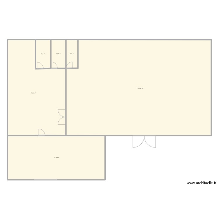 carpiquet. Plan de 6 pièces et 402 m2