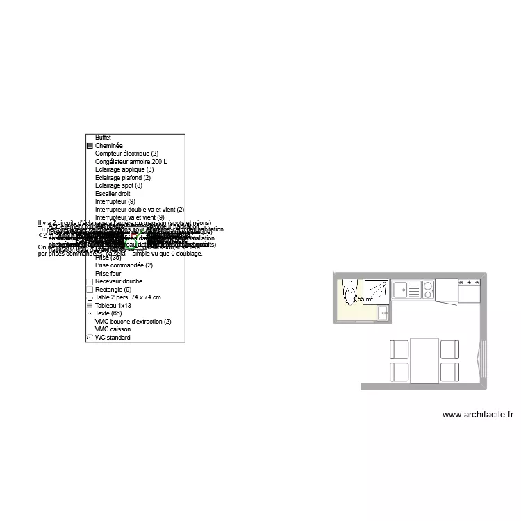 T1 initial. Plan de 1 Pièce et 2 m² T1 initial. Plan de 1 Pièce et 2 m²