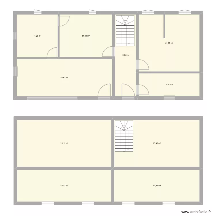Ground floor. Plan de 10  et 180 m²