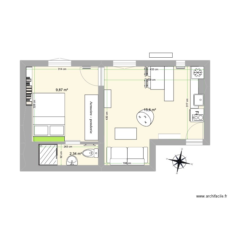 Cam 25 R Keller. Plan de 0 pièce et 0 m2