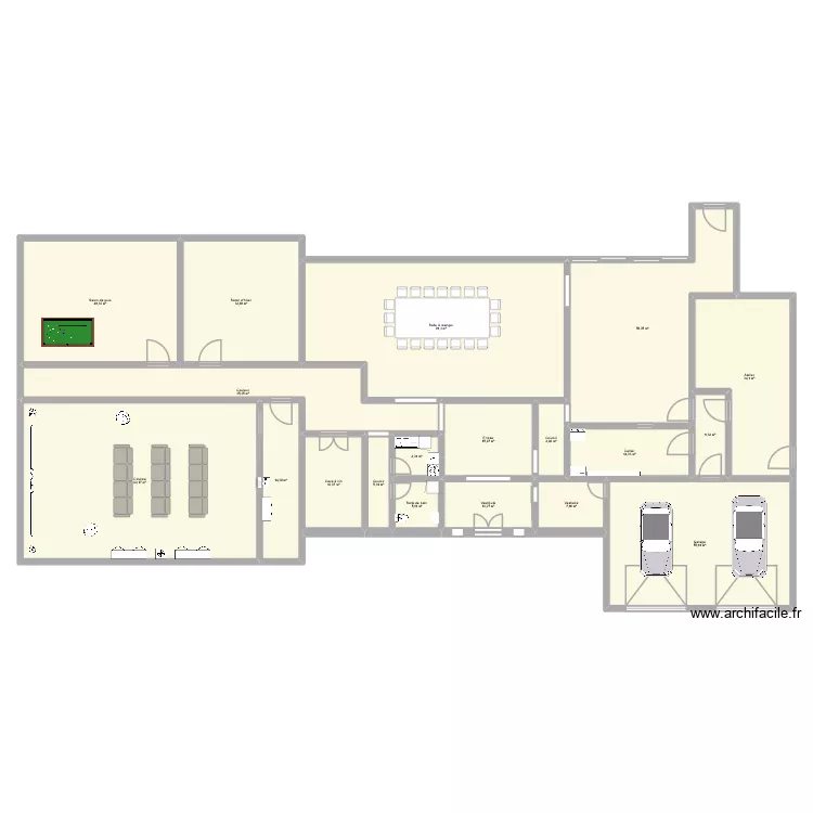 ma maison. Plan de 19  et 535 m²
