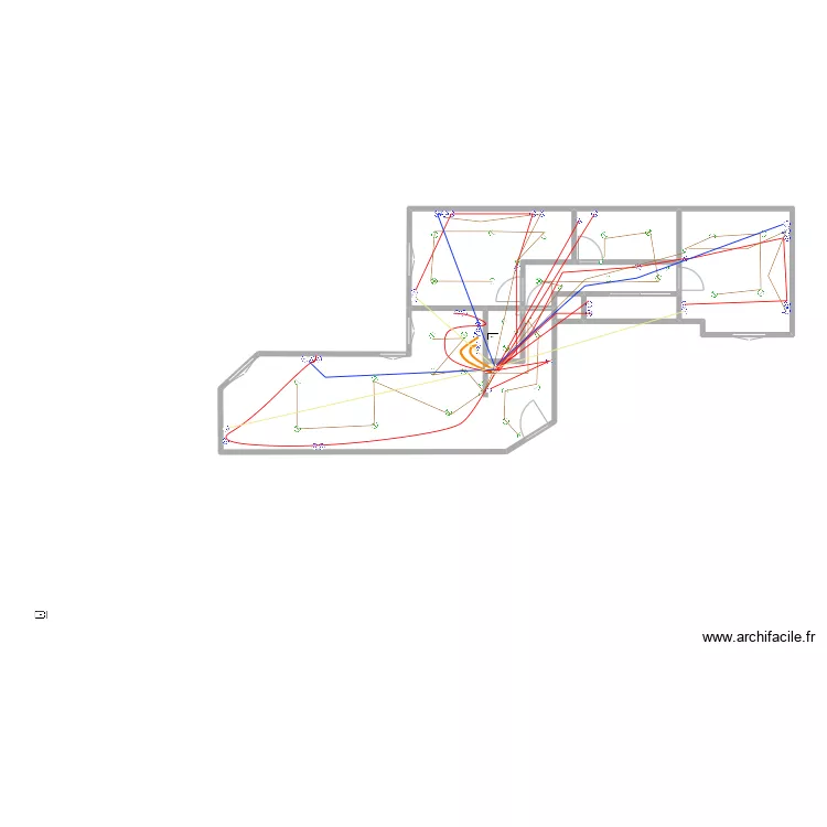 Bois Colombes - Plan Électricité. Plan de Bois Colombes - Plan Électricité. Plan de