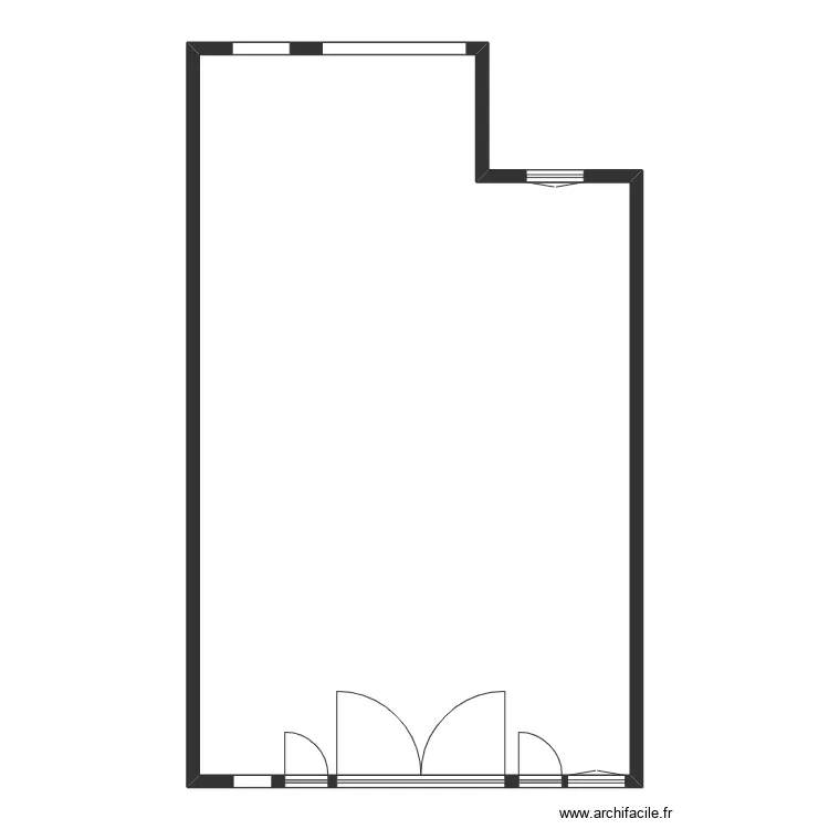 de weijer. Plan de 1 pièce et 126 m²