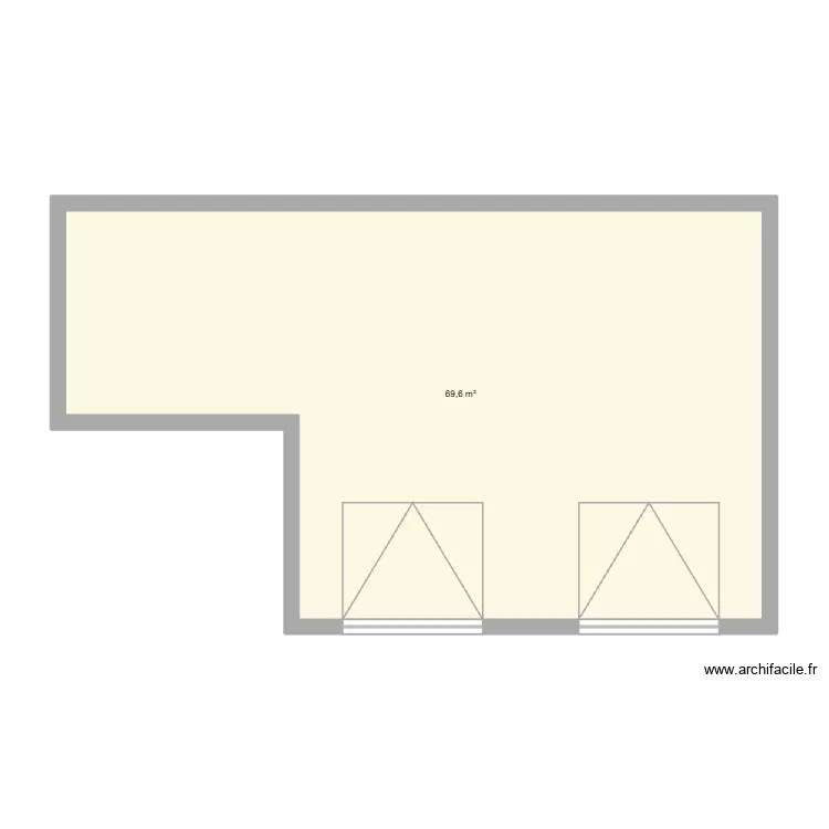 Garage. Plan de 1 et 70 m² Garage. Plan de 1 et 70 m²