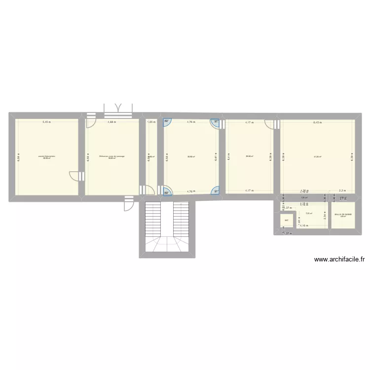 Lardy en Grenaud. Plan de 11 et 189 m² Lardy en Grenaud. Plan de 11 et 189 m²