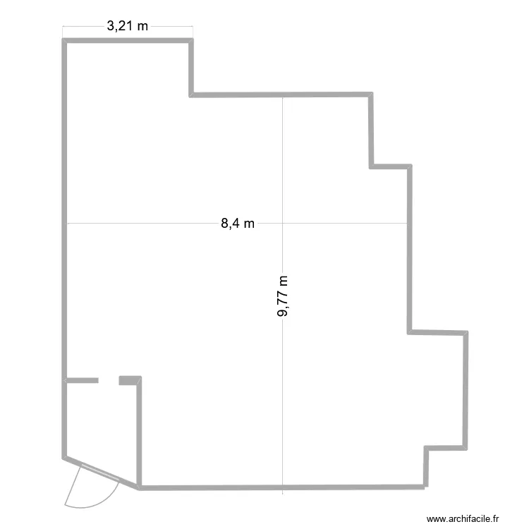 Salle polyvalente ADV. Plan de 