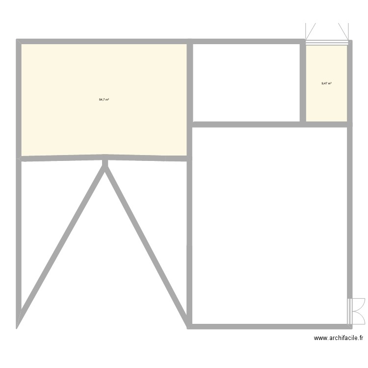 villa. Plan de 0 pièce et 0 m2