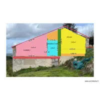 COUPE GRANGE CHAMBRE 1 ET ATELIER