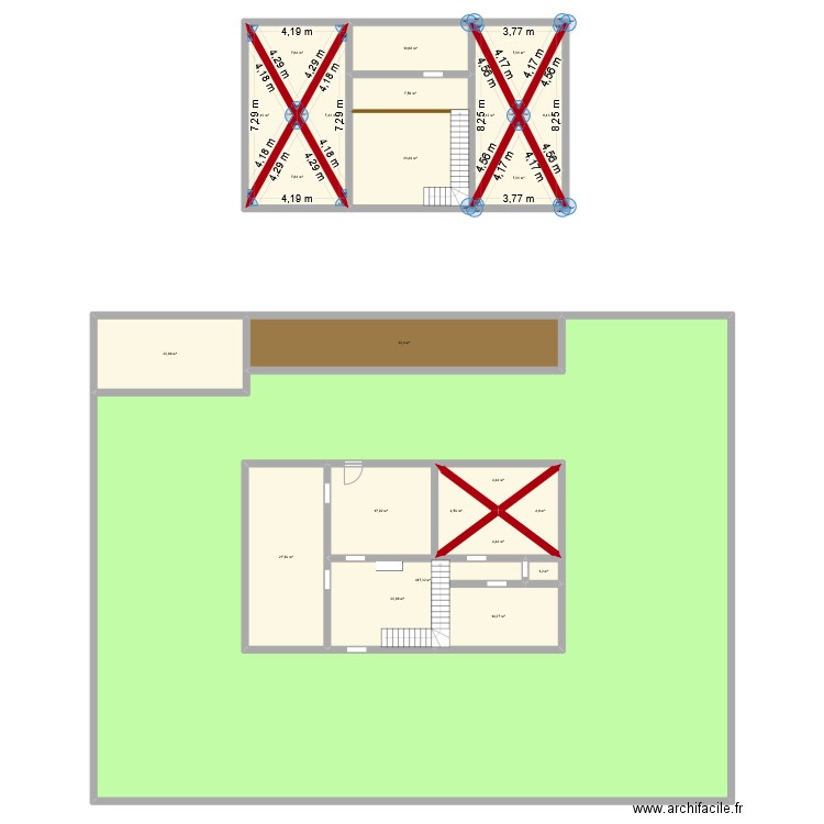 Cardonheim. Plan de 23 pièces et 786 m2