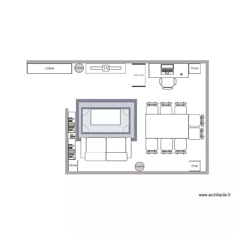 Salon. Plan de Salon. Plan de