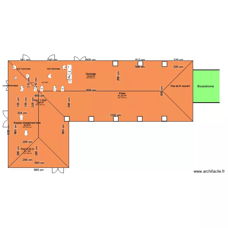Pr&eacute;au municipal 1.7. Plan de 