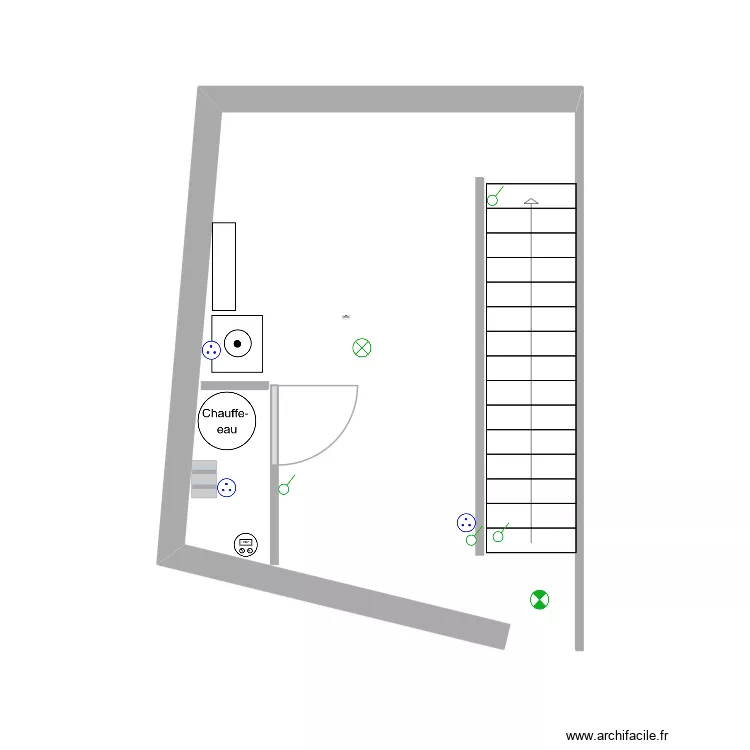 REZ DE CHAUSSE. Plan de 