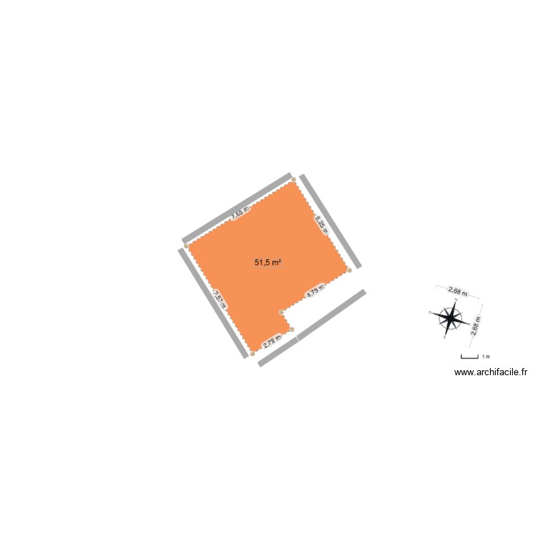 Plan 1. Plan de 0 pièce et 0 m2