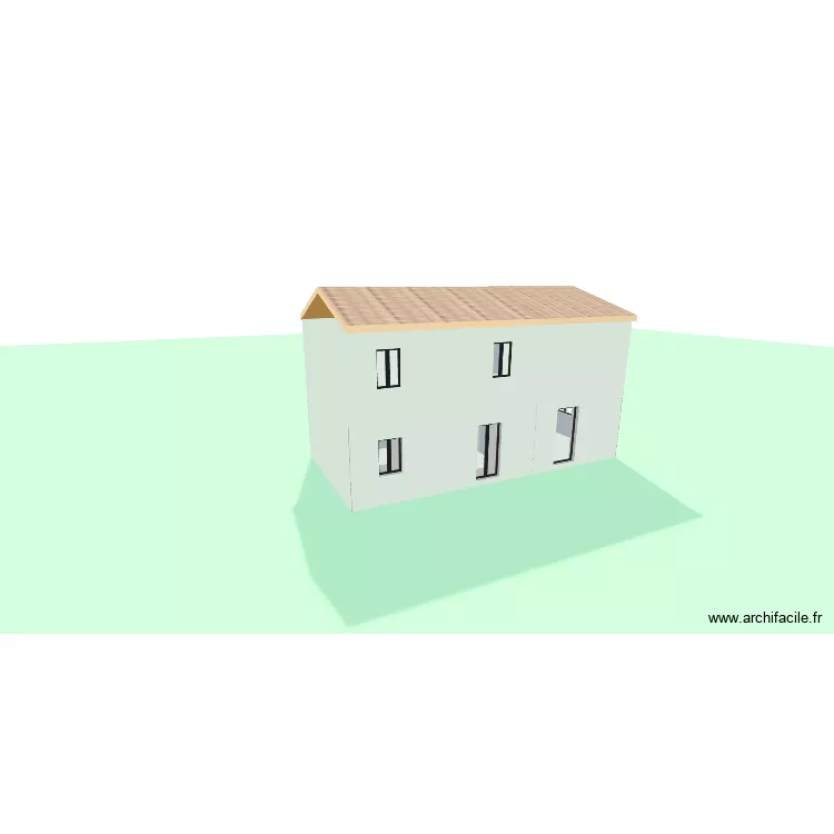 PLAN PC Agrandissement. Plan de 13 pièces et 129 m²