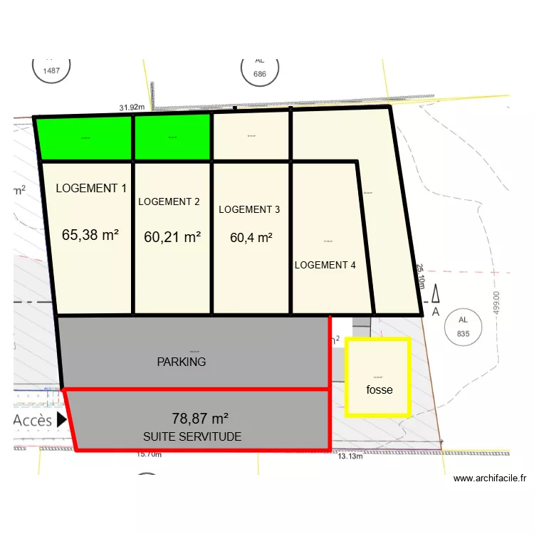 PERRIN TEST. Plan de 11 et 564 m² PERRIN TEST. Plan de 11 et 564 m²