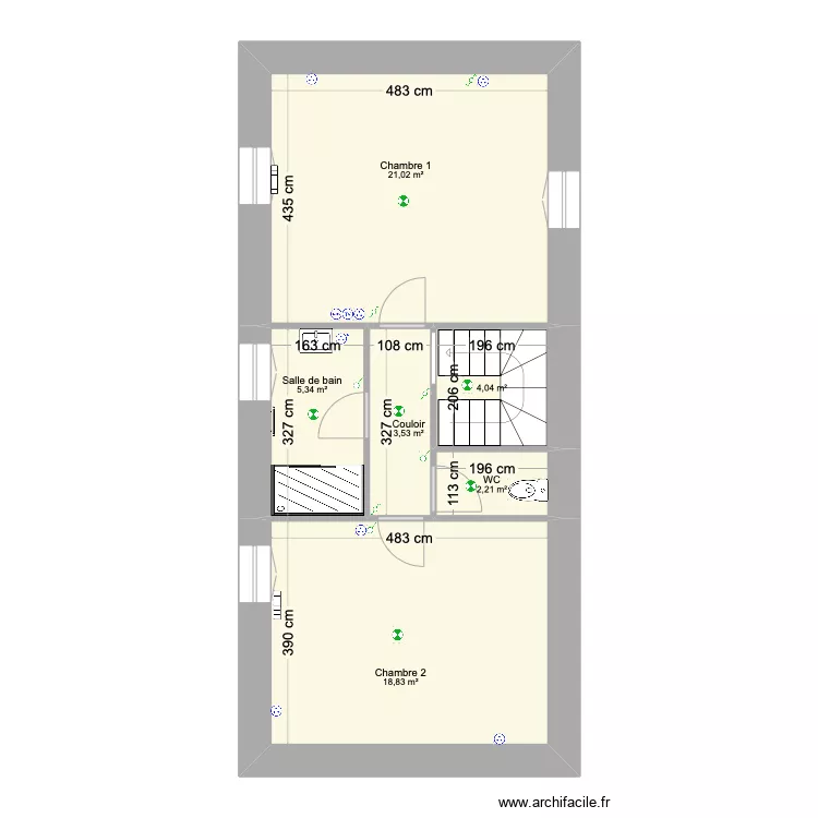 Pironnet R+2 Elec. Plan de 