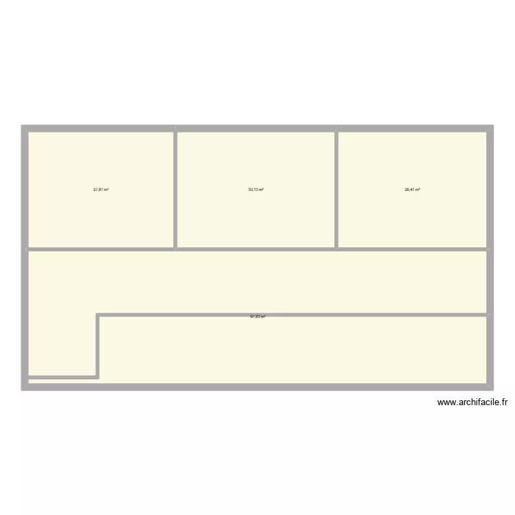 Structure maison. Plan de 4 et 184 m² Structure maison. Plan de 4 et 184 m²