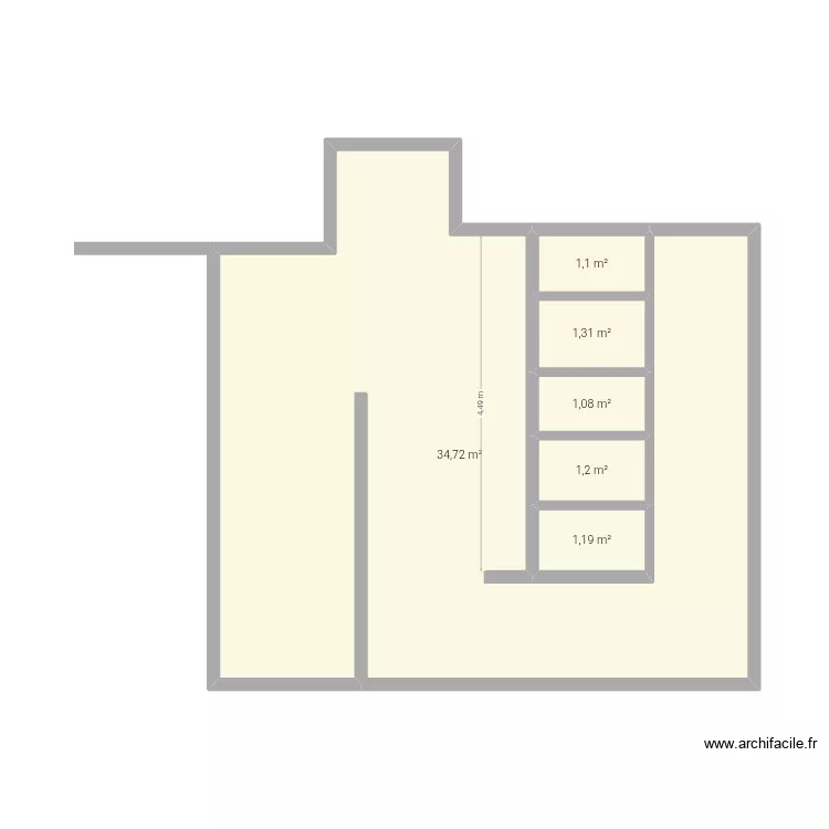 Agifal spa sanitaires atoulier État de lieux. Plan de 6 Pièces et 41 m² Agifal spa sanitaires atoulier État de lieux. Plan de 6 Pièces et 41 m²