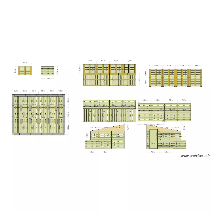 poulailler 7. Plan de 1 pièce et 17 m²