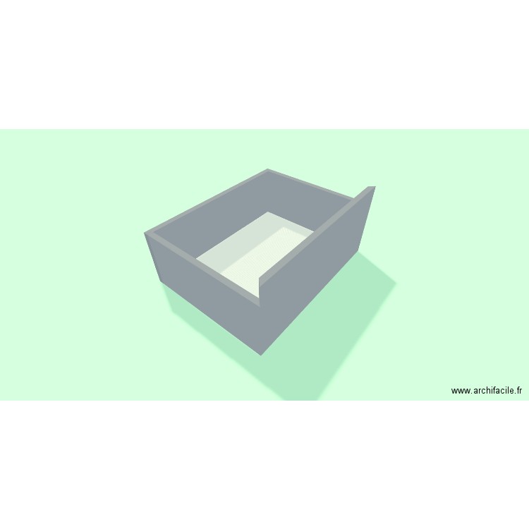 FACADE. Plan de 2 pièces et 79 m2