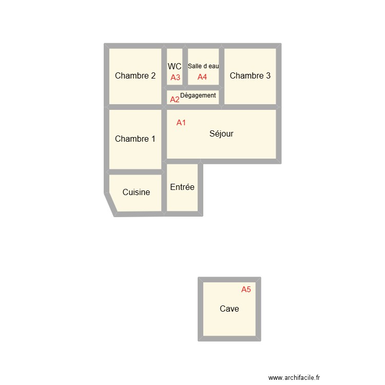 2512 MARCHAL. Plan de 10 pièces et 11 m2