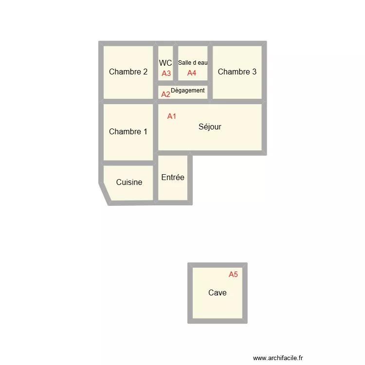 2512 MARCHAL. Plan de 10 pièces et 11 m²