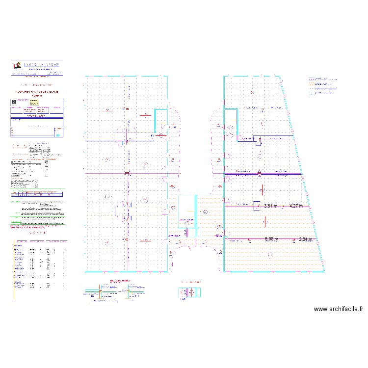 PLAN BY STRUCTURE. Plan de 0 pièce et 0 m2