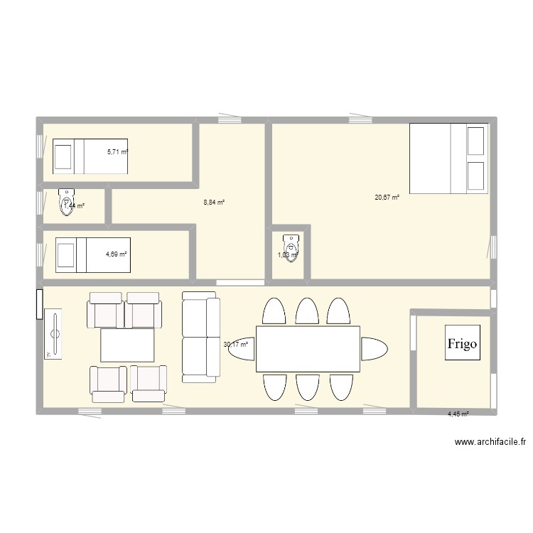 bongouanou. Plan de 0 pièce et 0 m2