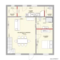 MAISON JUSTIN AVEC MUR