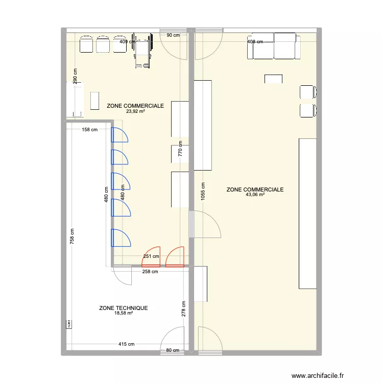 SQ BAYONNE 2025. Plan de 