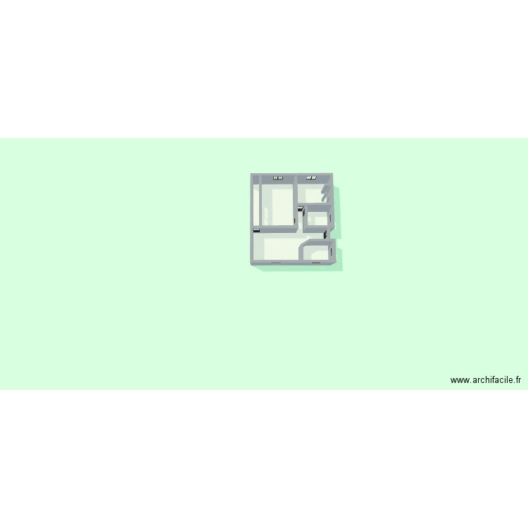 Casa mia. Plan de 6 pièces et 86 m2