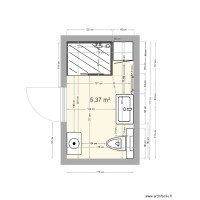 Salle de bain PM 8 douche 120x90