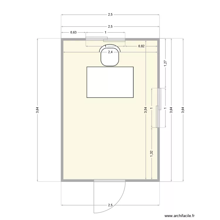 AMD CHANTIER JONAGE. Plan de 1 et 8 m² AMD CHANTIER JONAGE. Plan de 1 et 8 m²