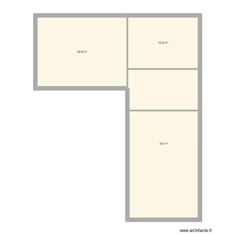 MAISON. Plan de 3 pièces et 85 m² MAISON. Plan de 3 pièces et 85 m²